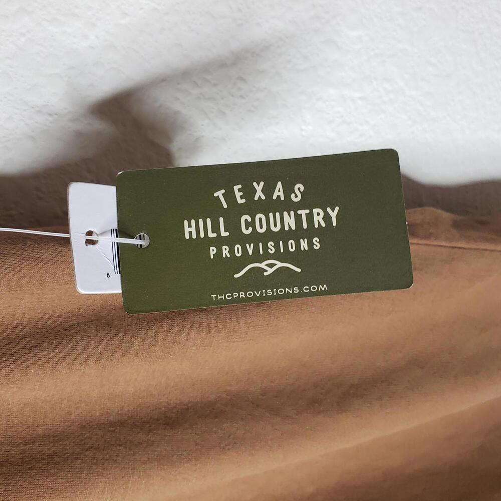 Texas Hill Country Provisions Mens Sz M Brown Feather Grass Western Graphic Tee - Picture 4 of 5